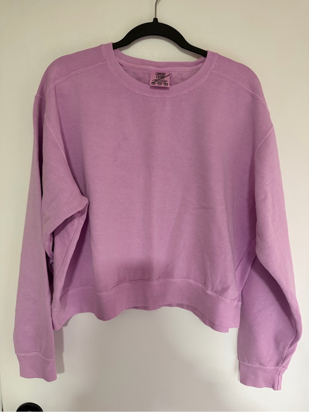 Comfort Colors Lilac Crewneck Sweatshirt